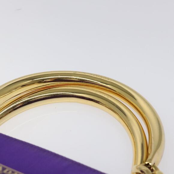 PRADA Hand Bag Nylon Purple Gold - Picture 8 of 12
